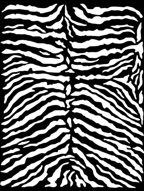 Stamperia Thick Stencil - Savana Zebra Pattern - Image 3