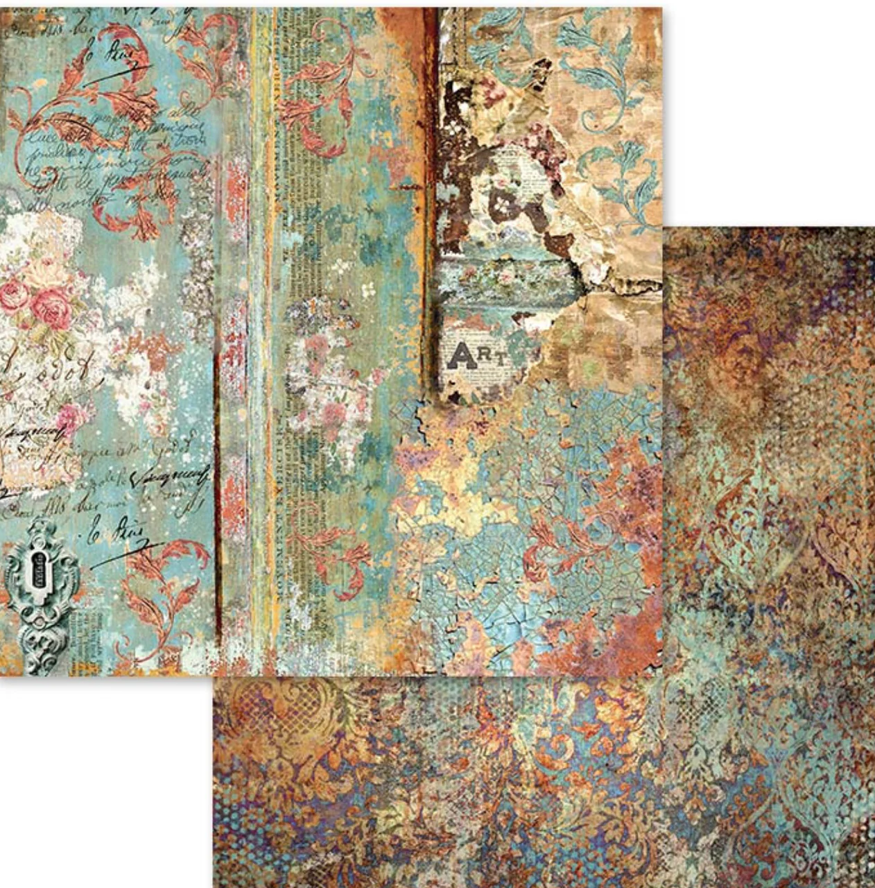 Stamperia Time Is An Illusion Paper Pack 12 x 12 - Image 3