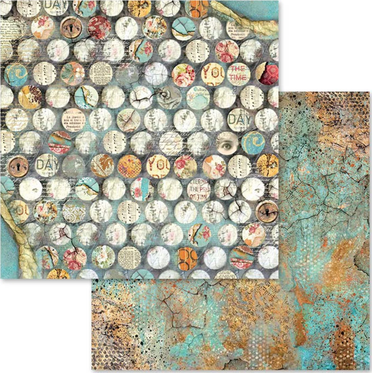 Stamperia Time Is An Illusion Paper Pack 12 x 12 - Image 7