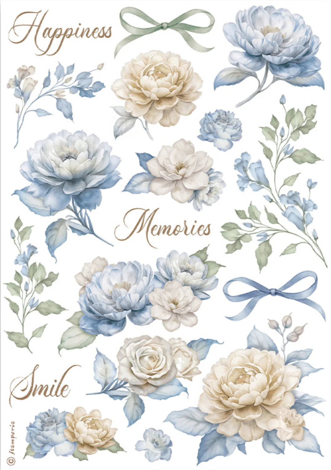 Stamperia Timeless Washi Pad (8 Sheets) - Image 4