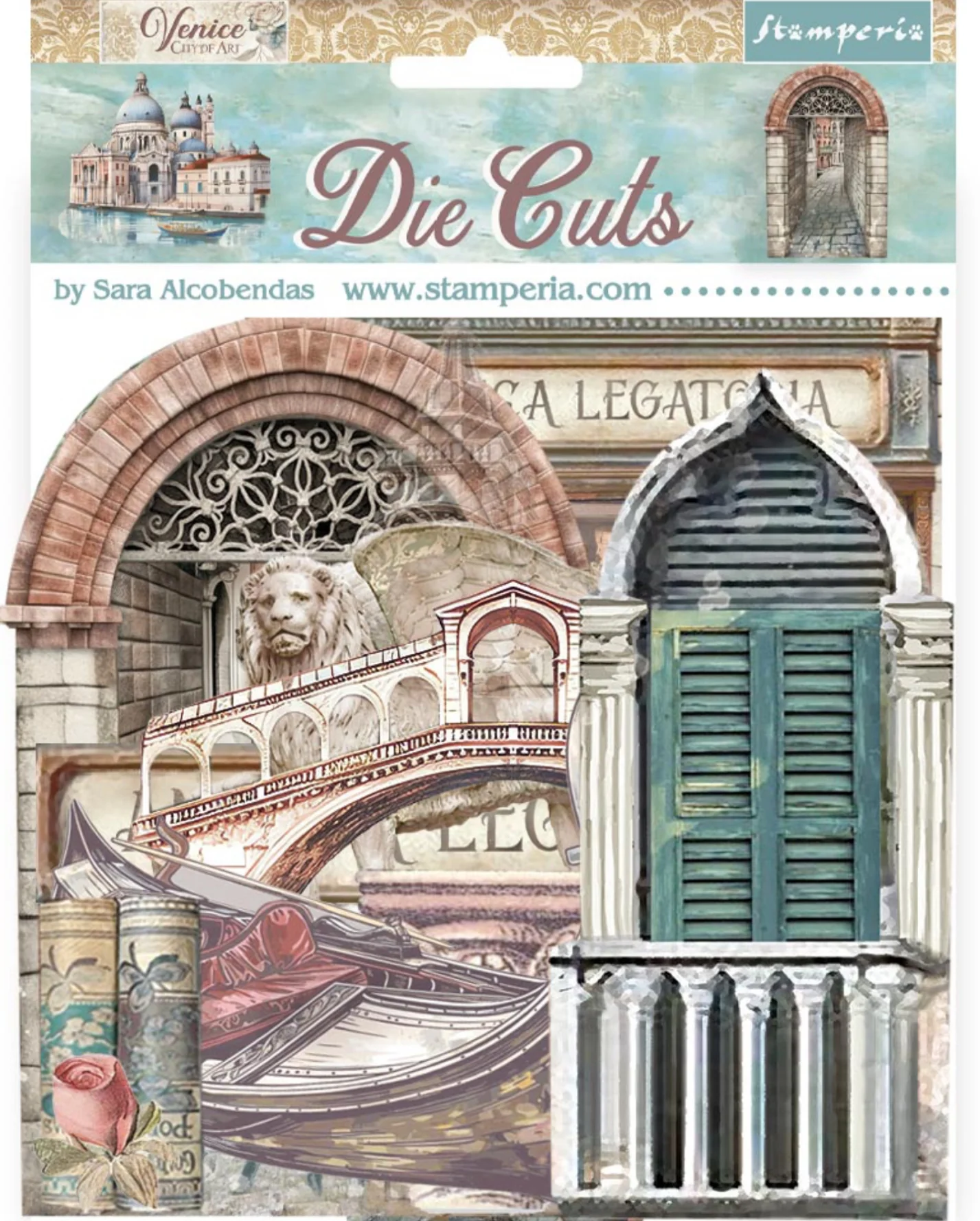 Stamperia Venice Die Cuts - Image 2
