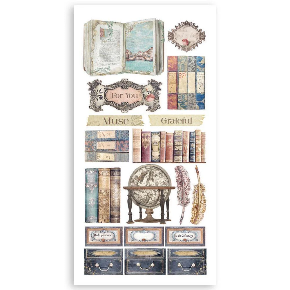 Stamperia Venice Paper Cut-Outs (4 Sheets) - Image 6