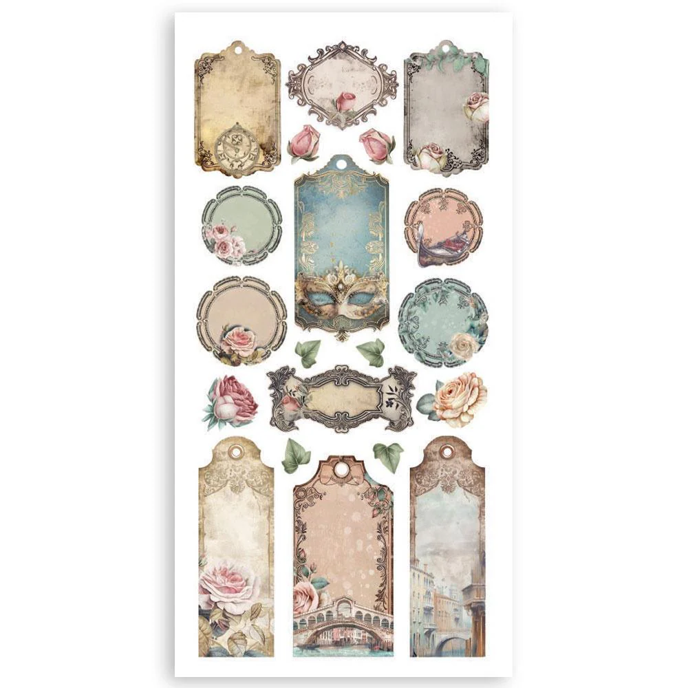 Stamperia Venice Paper Cut-Outs (4 Sheets) - Image 9