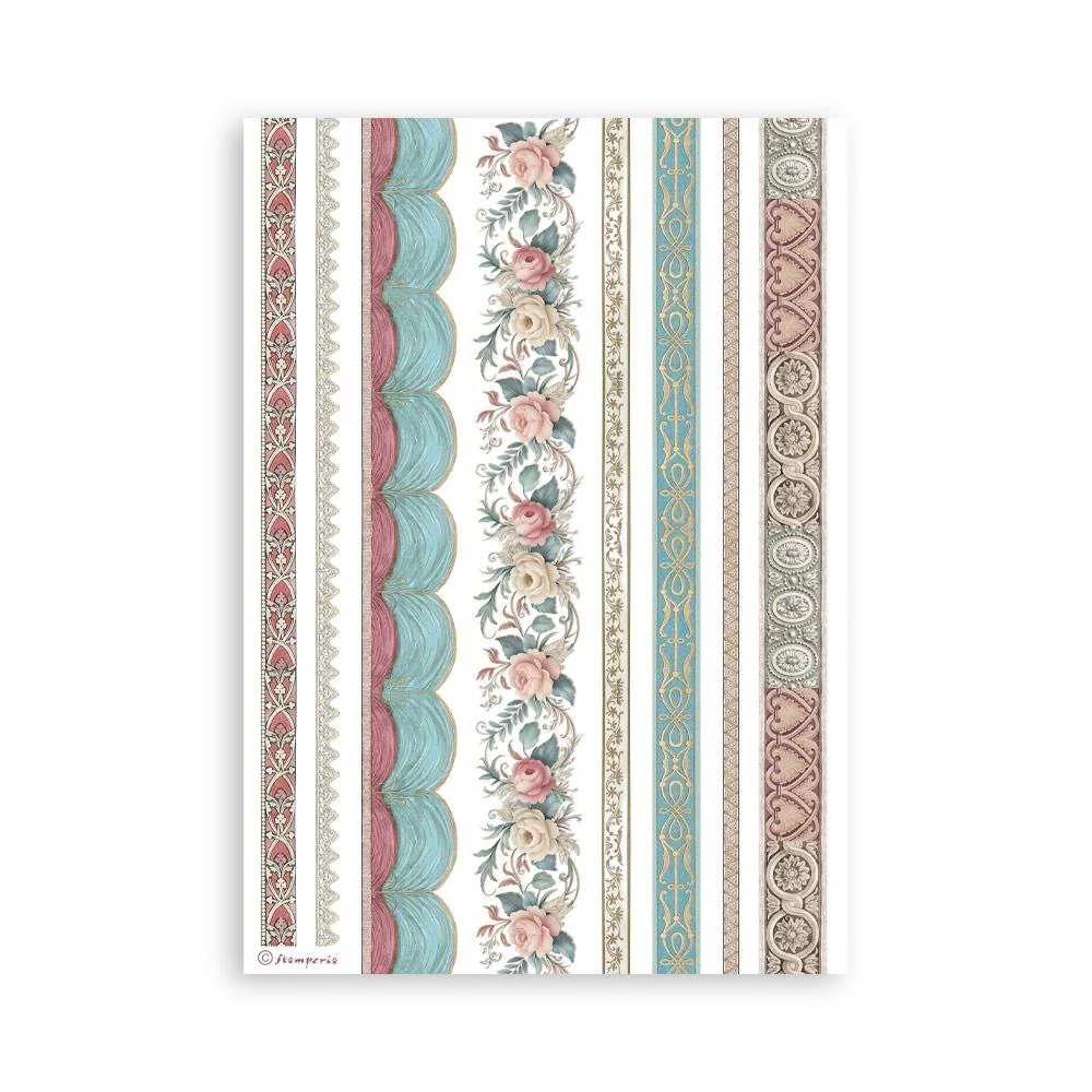 Stamperia Venice Washi Pad (8 Sheets) - Image 9