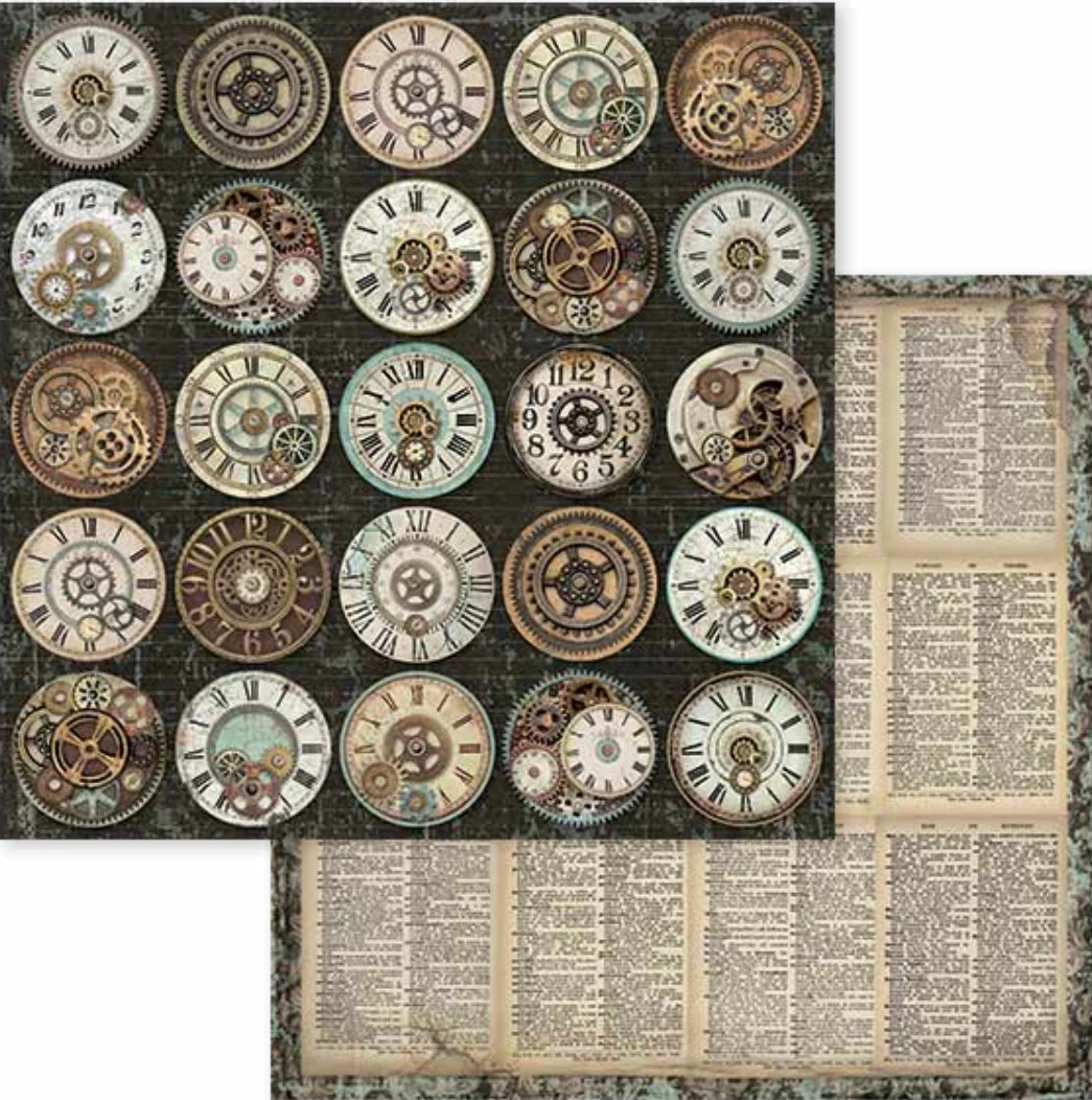 Stamperia Voyages Fantastiques 12” x 12” Paper Pack - Image 5