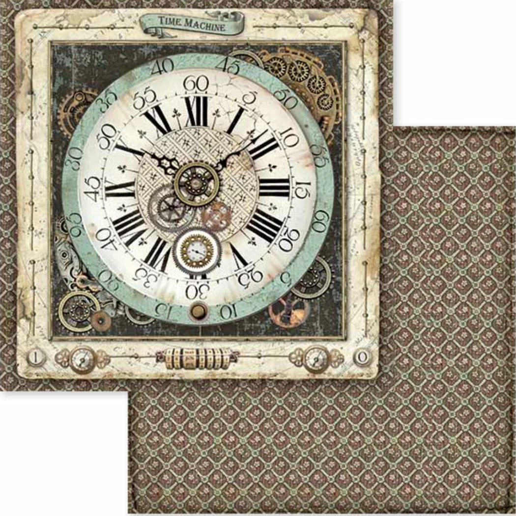 Stamperia Voyages Fantastiques 12” x 12” Paper Pack - Image 6