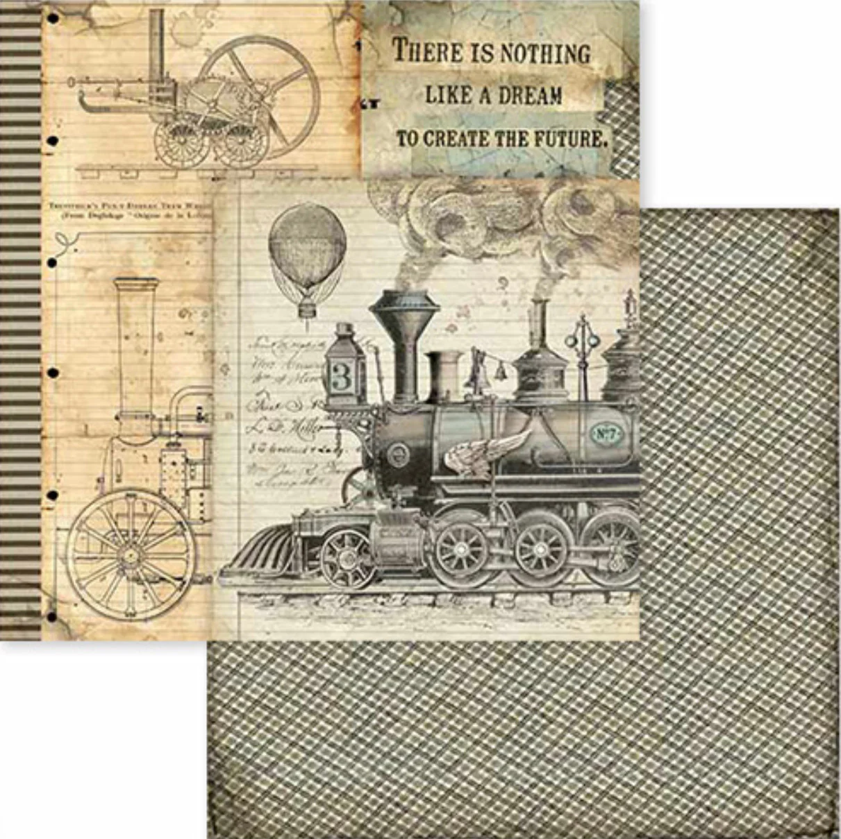 Stamperia Voyages Fantastiques Paper Pack 8” x 8” - Image 10