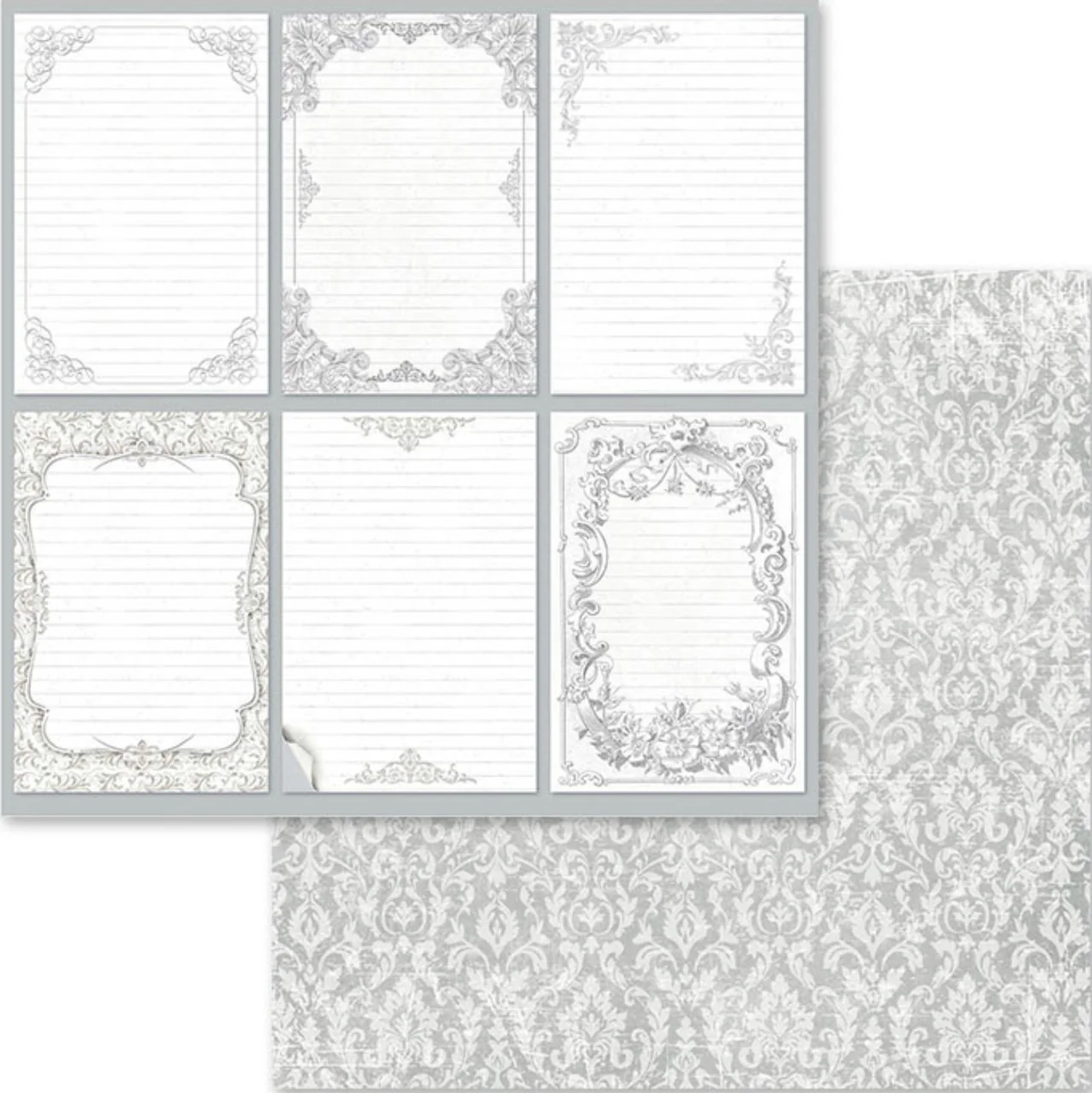 Stamperia Wedding Paper Pack 12” x 12” - Image 5