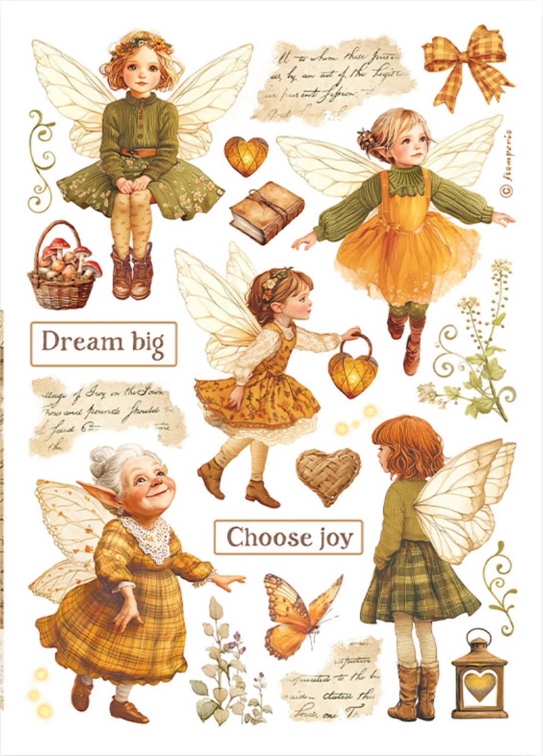 Stamperia Whispering Woods Washi Pad (8 Sheets) - Image 3