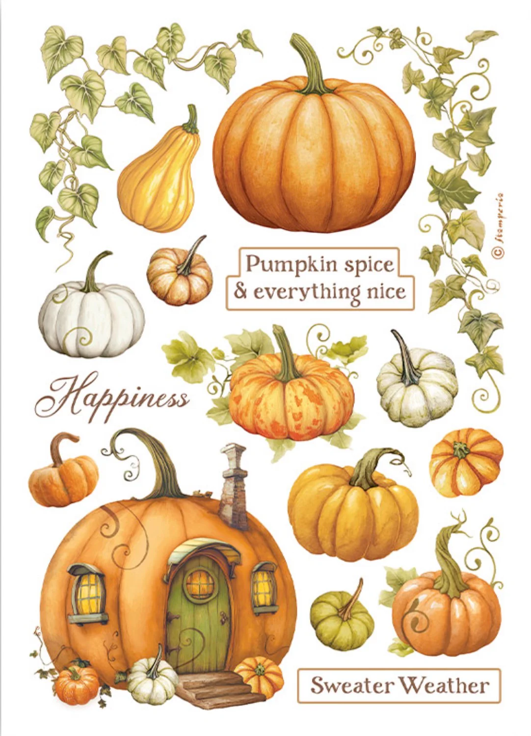Stamperia Whispering Woods Washi Pad (8 Sheets) - Image 7