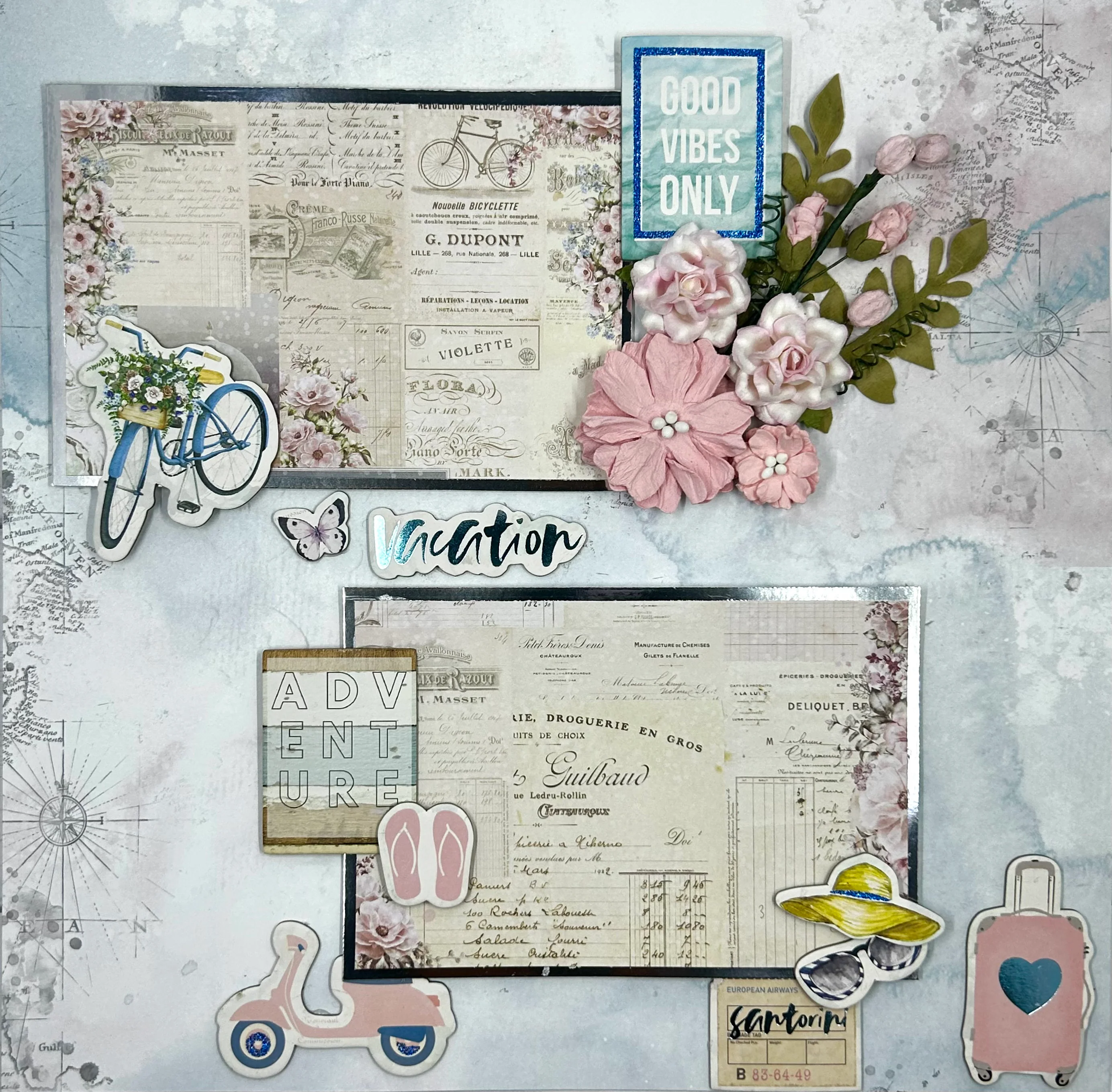 Summer Vacation 2-Page Layout - Image 2