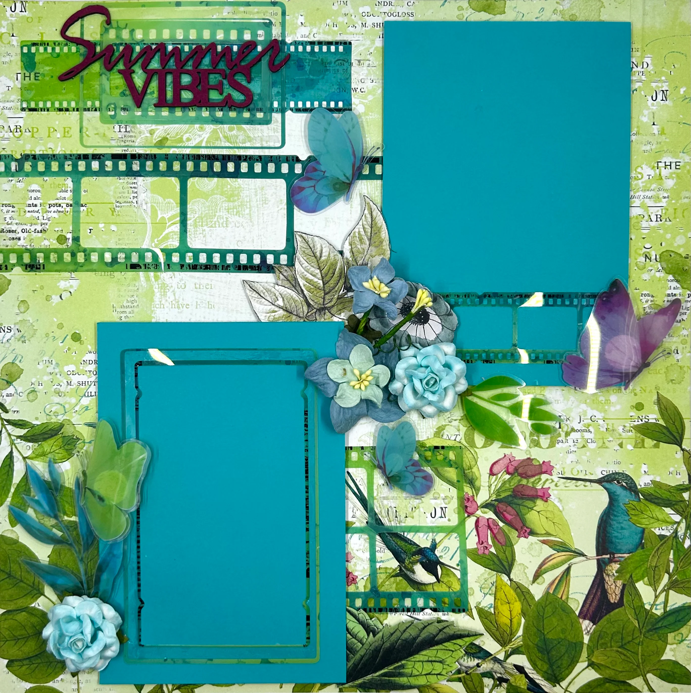 Summer Vibes 2-Page Layout - Image 2