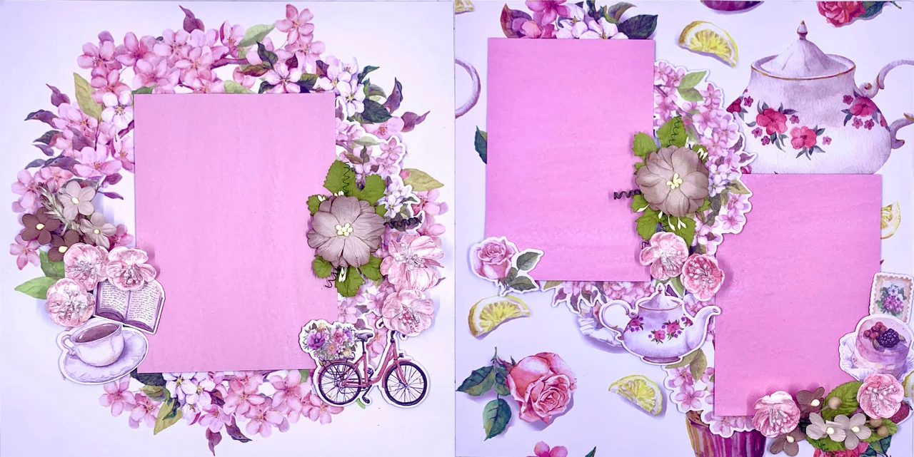 Tea Time 2-Page Layout