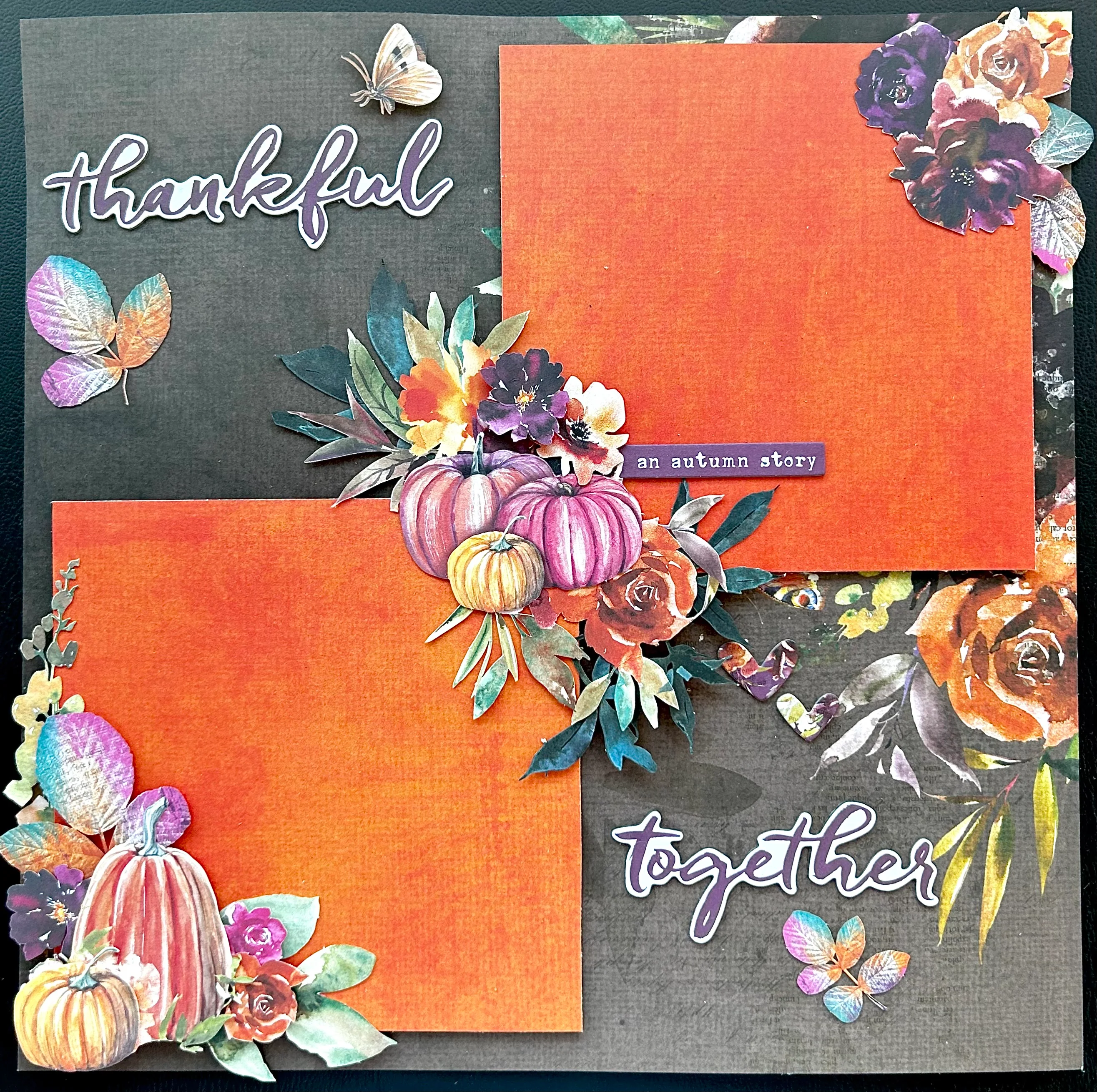 Thankful Together 2-Page Layout (Virtual Class 76) - Image 2