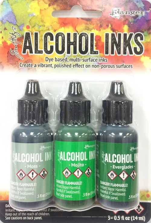 Tim Holtz® Alcohol Ink Kit - Mint/Green Spectrum - Image 3