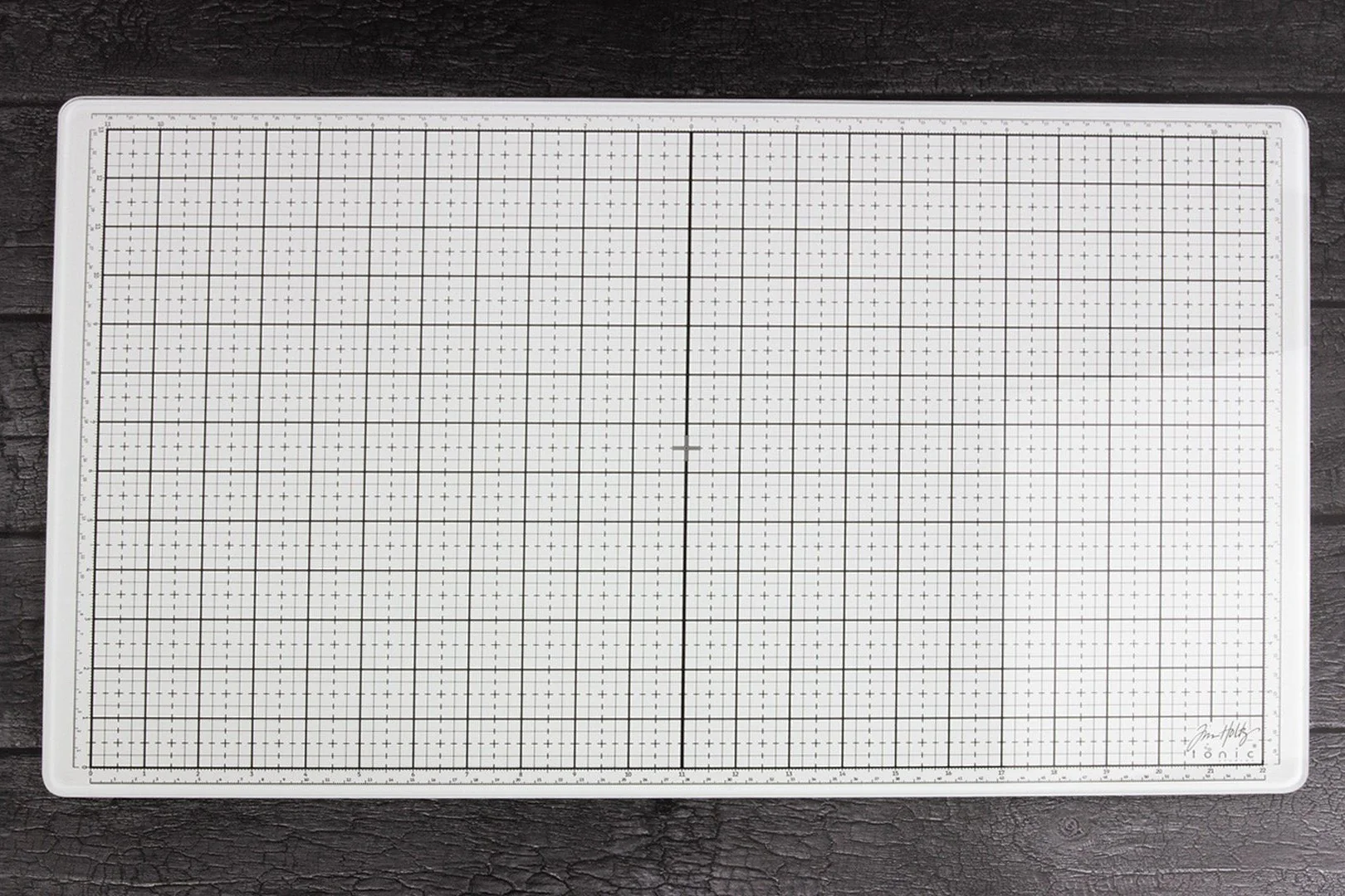 Tim Holtz Glass Studio Mat - White