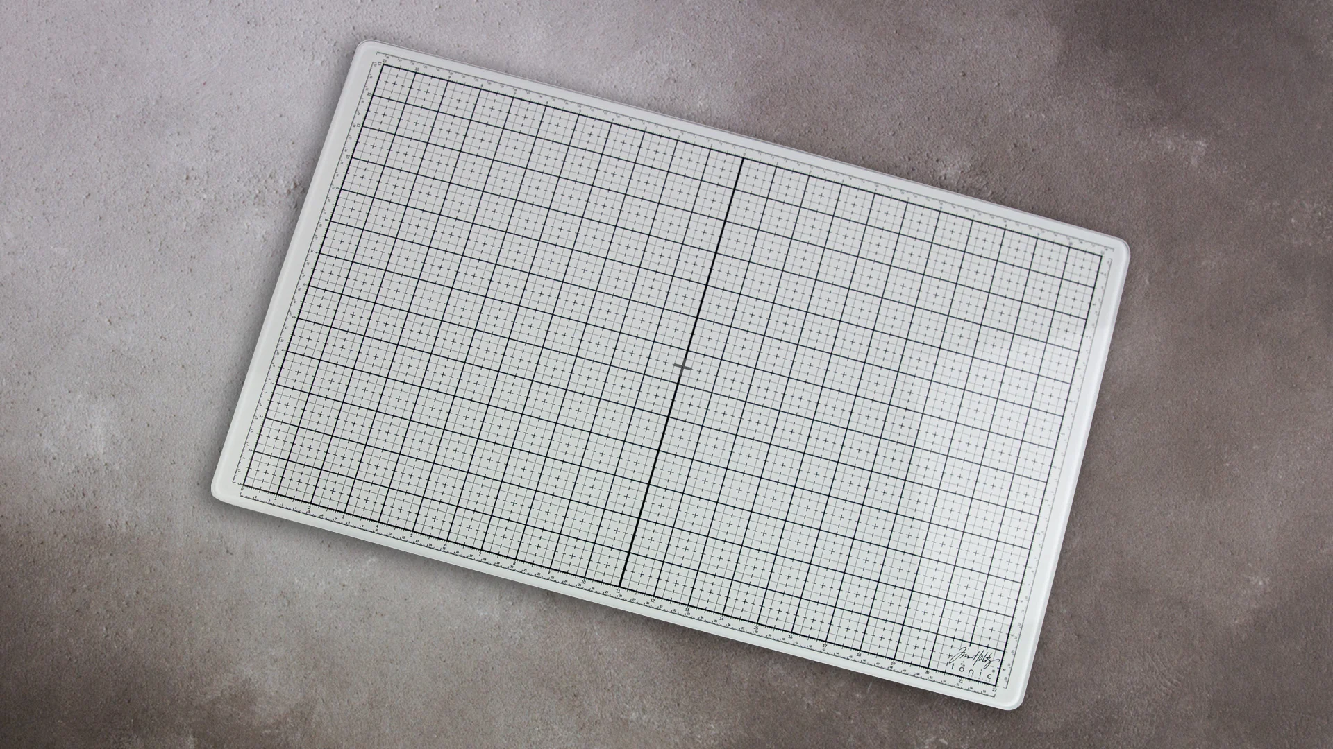 Tim Holtz Glass Studio Mat - White - Image 5