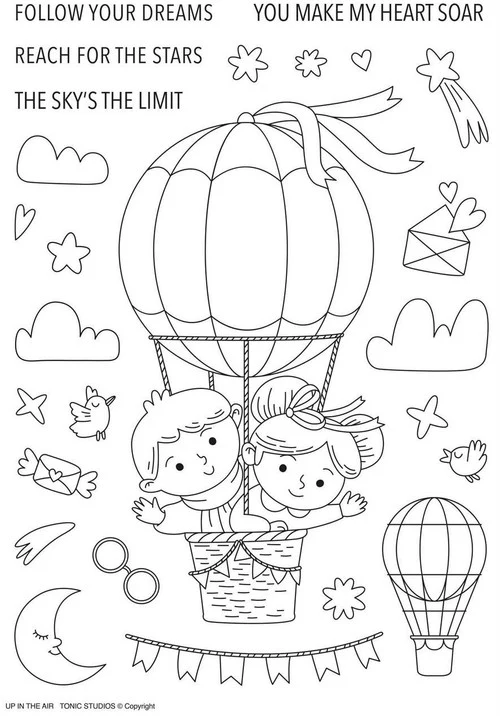 Tonic Studios Up in the Air Stamp Set - Image 5